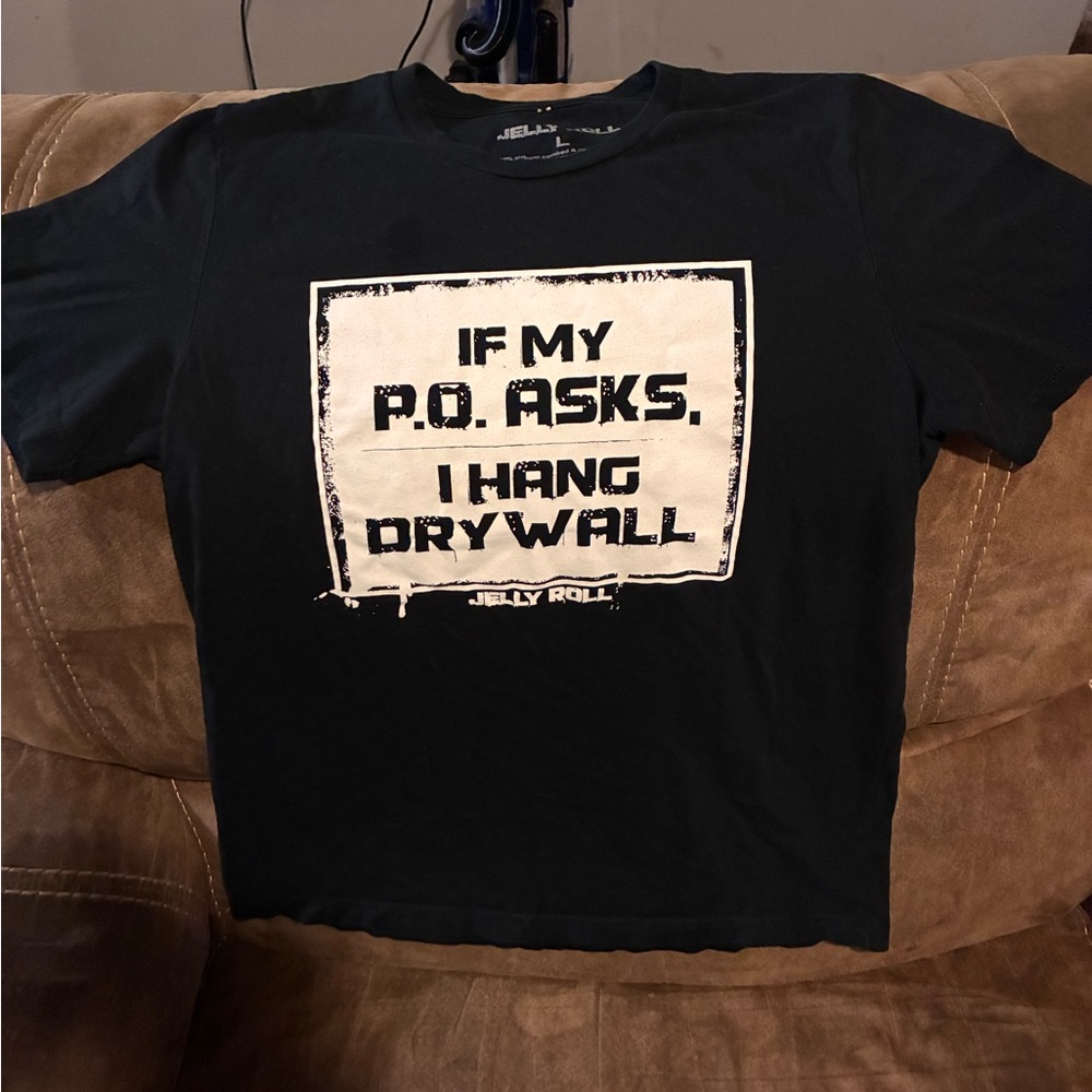 Jelly Roll Black Statement Tee for Men